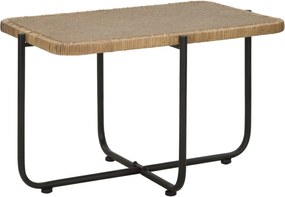 Konferenčný stolík Cebu 75 cm čierny/hnedý