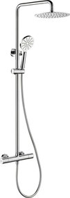 Sprchová súprava s termostatickou batériou DRAGOR, lesklý chróm