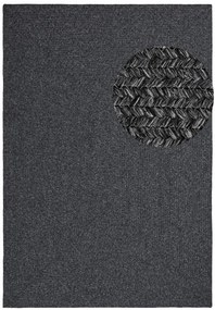 Koberec Hanse Home Braided Trenzado tmavosivý
