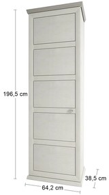 Jednodverová predsieňová skriňa Orentano W-1D L/P - pino aurelio / madagascar / nelson