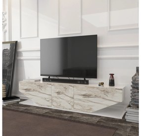 TV stolík/skrinka Inkka TV (biely mramor) . Vlastná spoľahlivá doprava až k Vám domov. 1102190