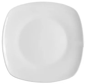Dezertný tanier hranatý MONA 18,5 x 18,5 cm, porcelán, 24 ks