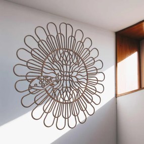 Drevený obraz Mandala Ryba | Vyrezávaná 3D dekorácia na stenu | SENTOP HDF0348