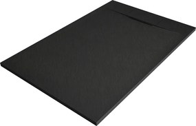 Mexen Otto, SMC obdĺžniková sprchová vanička 80 x 70 cm, čierna, 4N707080
