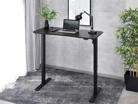 Elektrický polohovateľný písací stôl MANUEL čierny carbon