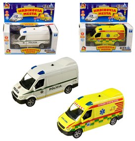 Corbi Toys Dodávka záchrannej zdravotnej služby a polície