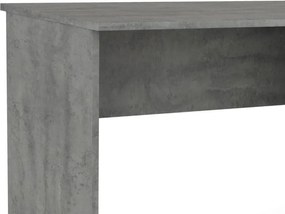 Písací stôl so zásuvkou Carlos, šedý beton/biela