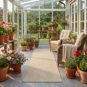 Ayyildiz, Behúň Giza 1410 Beige, 80x250, béžová, chodba / predsieň