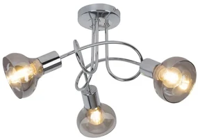 Rabalux HOLLY stropné svietidlo max. 3x40W | E14 | IP20 - chróm