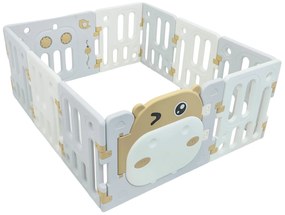 Modulárna ohrádka Hippo modrá pre deti ZOG.SQ-002 Farba: modrá