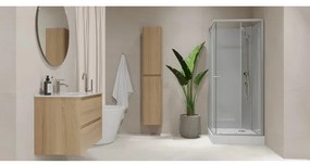 Kúpeľňová skrinka MOLDE 174 cm dub