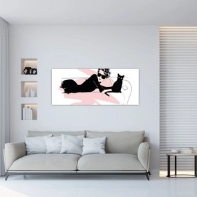 Obraz - Fashion lady (120x50 cm)