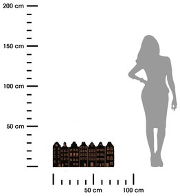 Vonkajšia rohožka Town, 75x30 cm