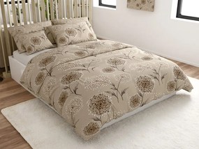 Krepové obliečky PAMPELINO BLEND svetlohnedé Rozmer obliečky: 70 x 90 cm | 140 x 200 cm