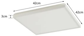 Brilagi - LED Kúpeľňové svietidlo ULTRA SLIM LED/24W/230V 42x42 cm biela IP54