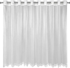 ZÁCLONA ELLIE 350X145 CM BIELA