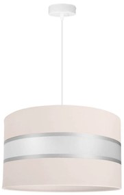 Závesné svietidlo ELEGANCE, 1x textilné tienidlo (výber z 5 farieb), (výber z 3 farieb konštrukcie), (fi 35cm)