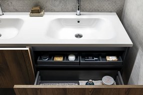 Sapho Sapho, LOREA skrinka 160x46x51,5cm (70+20+70cm), biela matná, LE070-3131-07