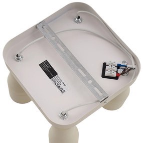 Béžový štvorcový stropný reflektor GU10 50 mm 4-svetlo - Stanley