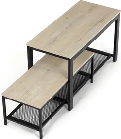 Set dvoch botníkov prírodný ABO-W2124 SON (2 ks)