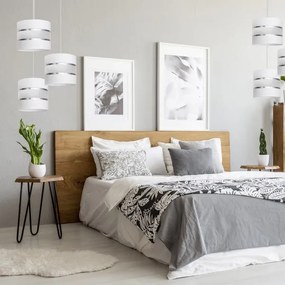 Luster na lanku HELEN 3xE27/15W/230V biela