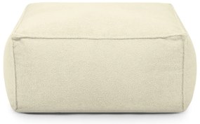 Krémový sedací vak z textílie buklé Mass – SLOWDOWN