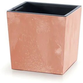 Kvetináč URBI SQUARE LOW EFFECT 24cm terakota