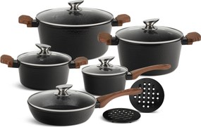 12 kusový čiernohnedý set