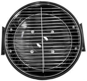Praktický záhradný gril s ventilačným krytom