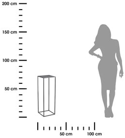 Stojan na kvety 70x24 cm antracit