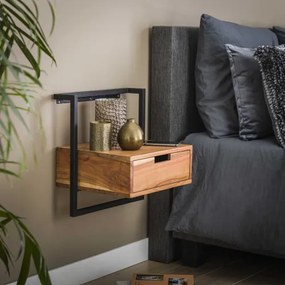 Nočný stolík 25-95 Air Drevo Acacia  - Komfort-nábytok