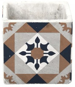 Betónový kvetináč Azulejos 11 cm