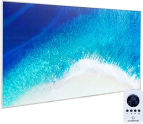 Klarstein Wonderwall Air Art Strand ifračervený ohrievač 101x60cm 600W diaľkové ovládanie