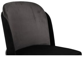 Súprava jedálenských stoličiek Dore Grey and Black, 2 ks