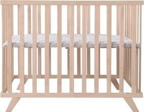 Detská ohrádka z bukového dreva s nastaviteľnou výškou 75x100 cm v prírodnej farbe Lil Planet – Roba