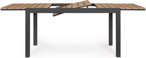Hliníkový záhradný jedálenský stôl 90x140 cm Elias – Bizzotto