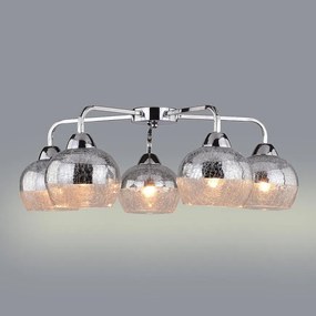 Stropné svietidlo Cromina 5x60w E27 Chróm