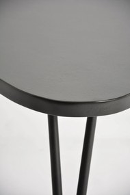 Konferenčný stolík Adesso 68 cm z masívu čierny