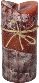 Sviečka Dorotea 15cm burgund