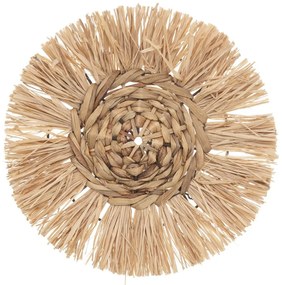 Dekorácia na stenu z rafie Raffia (fi) 36 cm + 30 cm + 25 cm sada 3ks