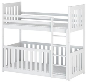 Detská posteľ 90 x 190 cm Cristine (s roštom a úl. priestorom) (biela). Vlastná spoľahlivá doprava až k Vám domov. 1013462