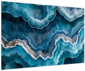 Obraz - Akvamarín detail (90x60 cm)