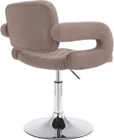 Kreslo Dublin - látka - Sivo hnedá (Taupe)