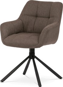 Jedálenská stolička látka/kov HC-532 Farba: Hnedá
