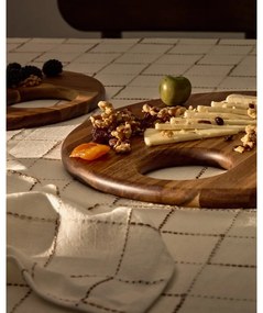 Servírovacia drevená doštička ø 30,5 cm Klot – Kave Home