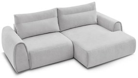 Svetlosivá rohová pohovka Aden – Bobochic Paris