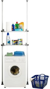 Biely kovový kúpeľňový regál 120x300 cm Herkules – Wenko