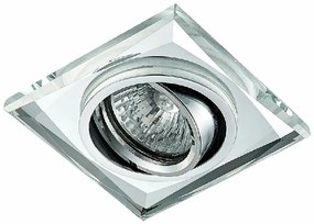 DOWNLIGHT GU10/50W,CHROME,CLEAR,FLEXIBLE