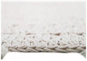 Krémovobiely detský koberec ø 120 cm Nila Ecru – Nattiot