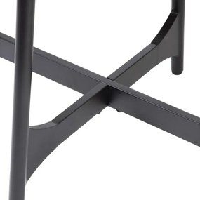 Jedálenský stôl SAVELMA naturálny s čiernymi nohami 892290